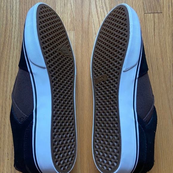NEW Emerica The Reynolds Low Vulc in Black/Brown/Grey Men’s Size 9.5 - Picture 3 of 7